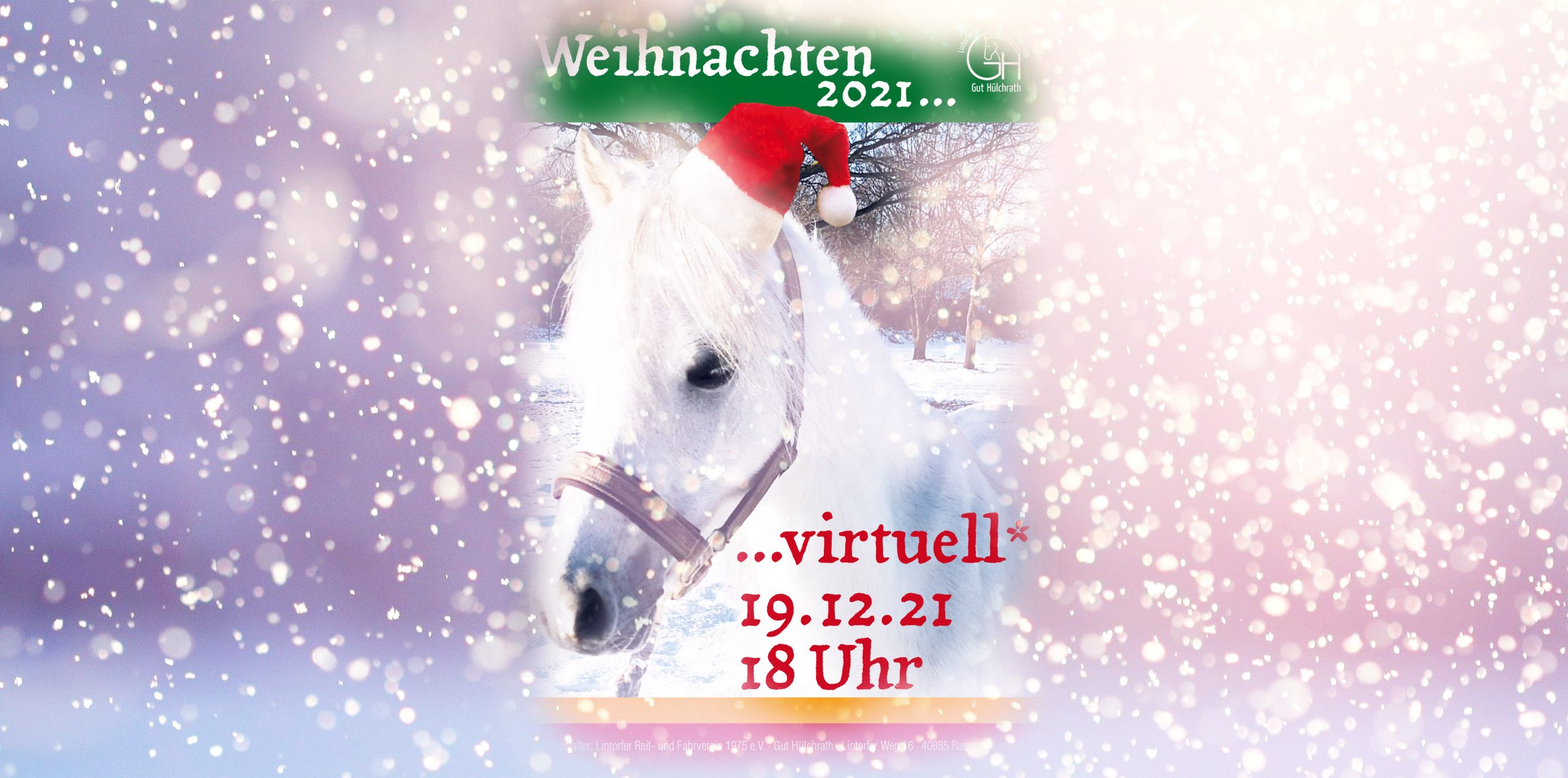 *Virtuelle* Weihnachtsfeier 19.12.2021, 18 Uhr